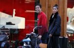 Amsterdam 3 december 2016
Quincy Kluivert met zijn vriendin Shayna Senior op de pc hooftstraat
