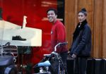 Amsterdam 3 december 2016
Quincy Kluivert met zijn vriendin Shayna Senior op de pc hooftstraat