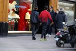 Amsterdam 3 december 2016
Quincy Kluivert met zijn vriendin Shayna Senior op de pc hooftstraat