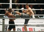 Oberhausen 10 december 2016
Rico Verhoeven wint zijn gevecht met Badr Hari tijdens de GLORY COLLISION in Oberhausen.