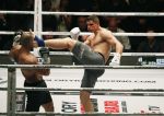 Oberhausen 10 december 2016
Rico Verhoeven wint zijn gevecht met Badr Hari tijdens de GLORY COLLISION in Oberhausen.