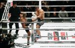 Oberhausen 10 december 2016
Rico Verhoeven wint zijn gevecht met Badr Hari tijdens de GLORY COLLISION in Oberhausen.