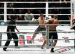 Oberhausen 10 december 2016
Rico Verhoeven wint zijn gevecht met Badr Hari tijdens de GLORY COLLISION in Oberhausen.