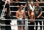 Oberhausen 10 december 2016
Rico Verhoeven wint zijn gevecht met Badr Hari tijdens de GLORY COLLISION in Oberhausen.