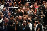 Oberhausen 10 december 2016
Rico Verhoeven wint zijn gevecht met Badr Hari tijdens de GLORY COLLISION in Oberhausen.