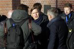 Amstelveen 29 november 2016
Koningin Maxima en koningin Mathilde bezoeken het cobra museum in Amstelveen. Rob v Veen