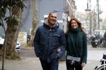 Amsterdam 13 december 2016 
Ruud Gullit op de cornelis schuytstraat met zijn vriendin Karin de Rooij