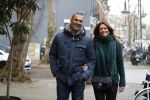 Amsterdam 13 december 2016 
Ruud Gullit op de cornelis schuytstraat met zijn vriendin Karin de Rooij