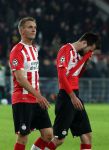Eindhoven, 6 December 2016 Laatse groepswedstrijd in de Champions League Seizoen 2016/2017 PSV-FC Rostov, eindstand 0-0 en uitschakeling voor het gehele Europese Voetbal.
Siem de Jong