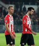 Eindhoven, 6 December 2016 Laatse groepswedstrijd in de Champions League Seizoen 2016/2017 PSV-FC Rostov, eindstand 0-0 en uitschakeling voor het gehele Europese Voetbal.
Siem de Jong