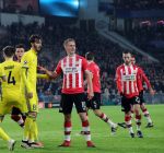 Eindhoven, 6 December 2016 Laatse groepswedstrijd in de Champions League Seizoen 2016/2017 PSV-FC Rostov, eindstand 0-0 en uitschakeling voor het gehele Europese Voetbal.
Siem de Jong