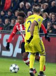 Eindhoven, 6 December 2016 Laatse groepswedstrijd in de Champions League Seizoen 2016/2017 PSV-FC Rostov, eindstand 0-0 en uitschakeling voor het gehele Europese Voetbal.
Steven Bergwijn