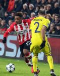 Eindhoven, 6 December 2016 Laatse groepswedstrijd in de Champions League Seizoen 2016/2017 PSV-FC Rostov, eindstand 0-0 en uitschakeling voor het gehele Europese Voetbal.
Steven Bergwijn