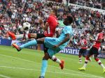 Eindhoven, 18 September 2016 PSV-Feyenoord, eindstand 0-1 Kompetitie Seizoen 2016/2017
Terence Kongolo en Santiago Arias