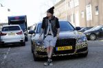 Amnsterdam 24 november 2016
Tony Peroni  jr met zijn audi die gestickerd is met tijgerprint . Tony was bij Buddha to Buddha