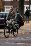 Amsterdam 30 november 2016 
Ursul de Geer op de fiets in Amsterdam