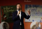Amsterdam 14 november 2016
Winston Gerschtanowitz presenteerde de nieuwe sinterklaasboeken van Jumbo gemaakt door Katja  en Wim Schuurman Albert Verlinde en Wesley Sneijder die helaas niet aanwezig kon zijn in de Bibliotheek van Amsterdam. Katja had dochter Sammie mee genomen.