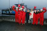 Amsterdam 1 december 2017
Wereld aidsdag met Nicolette Kluijver en Angela Groothuizen.
Ze varen met de pond achter Centraal Station naar de overkant van het IJ