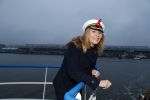 Amsterdam 1 december 2017
Wereld aidsdag met Nicolette Kluijver en Angela Groothuizen.
Ze varen met de pond achter Centraal Station naar de overkant van het IJ