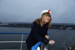 Amsterdam 1 december 2017
Wereld aidsdag met Nicolette Kluijver en Angela Groothuizen.
Ze varen met de pond achter Centraal Station naar de overkant van het IJ