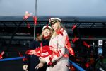 Amsterdam 1 december 2017
Wereld aidsdag met Nicolette Kluijver en Angela Groothuizen.
Ze varen met de pond achter Centraal Station naar de overkant van het IJ
