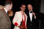 Amsterdam 16 november 2017
Esquire best geklede man van Nederland verkiezing in hotel Krasnapolsky. Best geklede gast en Arno Kantelberg
