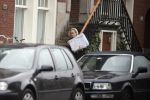Amsterdam 16 november 2017 
Eva Jinek bij haar huis