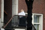 Amsterdam 16 november 2017 
Eva Jinek bij haar huis