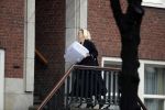 Amsterdam 16 november 2017 
Eva Jinek bij haar huis