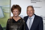 Amsterdam 1 december 2017 
Ballet voorstelling in de Stopera in Amsterdam. Frits Barend met zijn vrouw Marijke