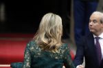 Amsterdam 6 december 2017 
Prins Claus prijzen in paleis op de dam. Koningin Maxima en Koning Willem Alexander