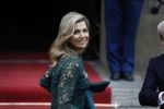 Amsterdam 6 december 2017 
Prins Claus prijzen in paleis op de dam. Koningin Maxima en Koning Willem Alexander