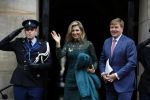 Amsterdam 6 december 2017 
Prins Claus prijzen in paleis op de dam. Koningin Maxima en Koning Willem Alexander