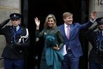 Amsterdam 6 december 2017 
Prins Claus prijzen in paleis op de dam. Koningin Maxima en Koning Willem Alexander