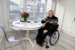 Harderwijk 12 december 2017
Koos en Joke Alberts in hun nieuwe appartement/huis