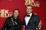 Amsterdam 27 november 2017
Premiere gek van geluk in Tuschinski.  Leo Alkemade met partner Margriet Baalmann