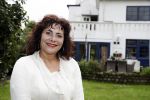 Hilversum 17 november 2017
Leonie Sazias in haar tuin