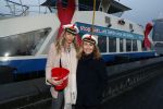 Amsterdam 1 december 2017
Wereld aidsdag met Nicolette Kluijver en Angela Groothuizen.
Ze varen met de pond achter Centraal Station naar de overkant van het IJ