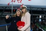 Amsterdam 1 december 2017
Wereld aidsdag met Nicolette Kluijver en Angela Groothuizen.
Ze varen met de pond achter Centraal Station naar de overkant van het IJ