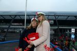 Amsterdam 1 december 2017
Wereld aidsdag met Nicolette Kluijver en Angela Groothuizen.
Ze varen met de pond achter Centraal Station naar de overkant van het IJ