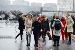 Amsterdam 1 december 2017
Wereld aidsdag met Nicolette Kluijver en Angela Groothuizen.
Ze varen met de pond achter Centraal Station naar de overkant van het IJ