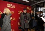 Amsterdam 27 november 2017
Premiere gek van geluk in Tuschinski.Owen Schumacher met zijn vrouw (links)