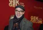 Amsterdam 27 november 2017
Premiere gek van geluk in Tuschinski.Owen Schumacher met zijn vrouw (links)