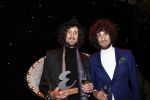 Amsterdam 16 november 2017
Esquire best geklede man van Nederland verkiezing in hotel Krasnapolsky. Arnout en Sander Brinks (Tangerine) (Best Geklede Band