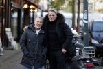 Amsterdam 22 november 2017 
Thomas Berge op straat in Amsterdam zuid met Billy Dans