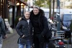 Amsterdam 22 november 2017 
Thomas Berge op straat in Amsterdam zuid met Billy Dans