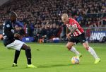 Eindhoven,24 November 2019
Kompetitie Seizoen 2018-2019 PSV-SC Heerenveen, eindstand 3-0
Angelino en Sherel Floranus