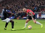 Eindhoven,24 November 2019
Kompetitie Seizoen 2018-2019 PSV-SC Heerenveen, eindstand 3-0
Angelino en Sherel Floranus