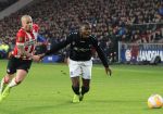 Eindhoven,24 November 2019
Kompetitie Seizoen 2018-2019 PSV-SC Heerenveen, eindstand 3-0
Angelino en Sherel Floranus