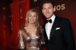 Amsterdam 19 december 2018
Sportman van het jaar verkiezing in afas live. Anouk v d  Meijden met partner